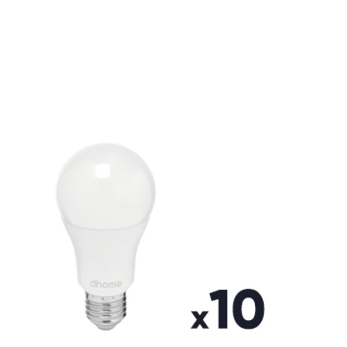 Lot de 10 ampoules LED standard - E27 - 13 W - 1521 lm - 4000 K