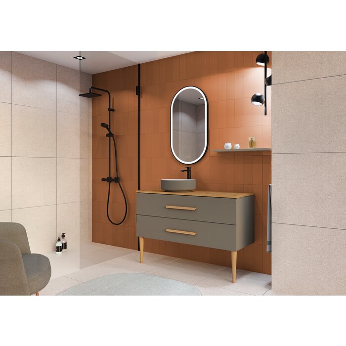 Miroir ovale - Oblong - DECOTEC - LED - 50 x 90 cm-2