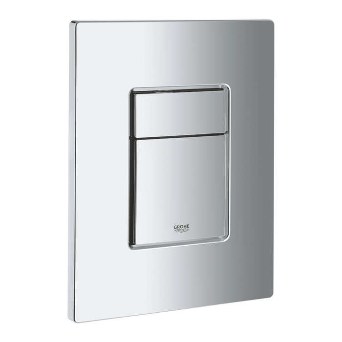  Plaque de commande WC - GROHE - Cosmo - Chromée - Double touche -1