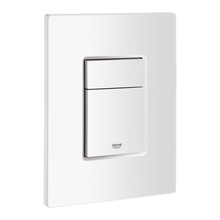  Plaque de commande WC - GROHE - Cosmo - Blanc - Double touche -1