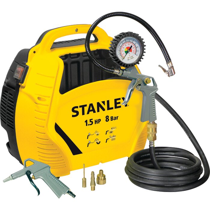 Kit compresseur portatif - STANLEY - 1,5 HP