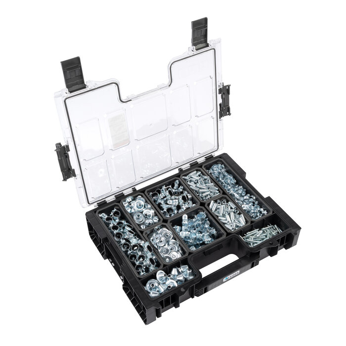 Lot complet fixation sanitaire - SIDER - Avec organiseur empilable Cassius-2