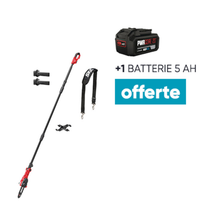 Élagueuse sur perche sans fil – SKIL – 20V Max – Portée 3 m + 1 batterie 5Ah OFFERTE-1