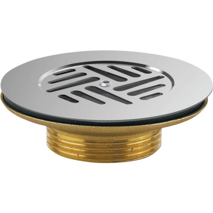 Bonde pour évier grès - VALENTIN - Grille plate - Ø 60 mm -  Lot de 2-1