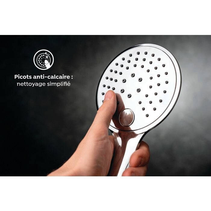 Douchette - ODYSSEA - Minéral 120 - 3 jets - Chromé - Lot de 10 + 1 OFFERT-5