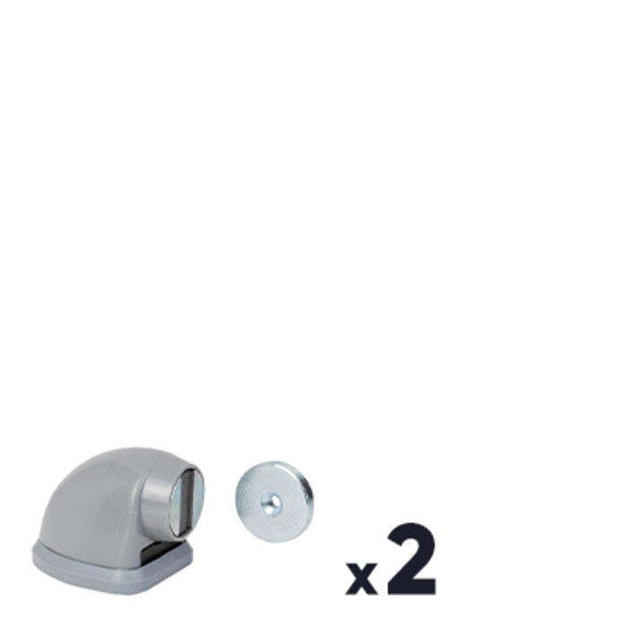 Arrêt de sol magnétique - HAFELE - Lot de 2-1