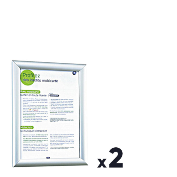 Cadre d'affichage - Quickto - Lot de 2-1