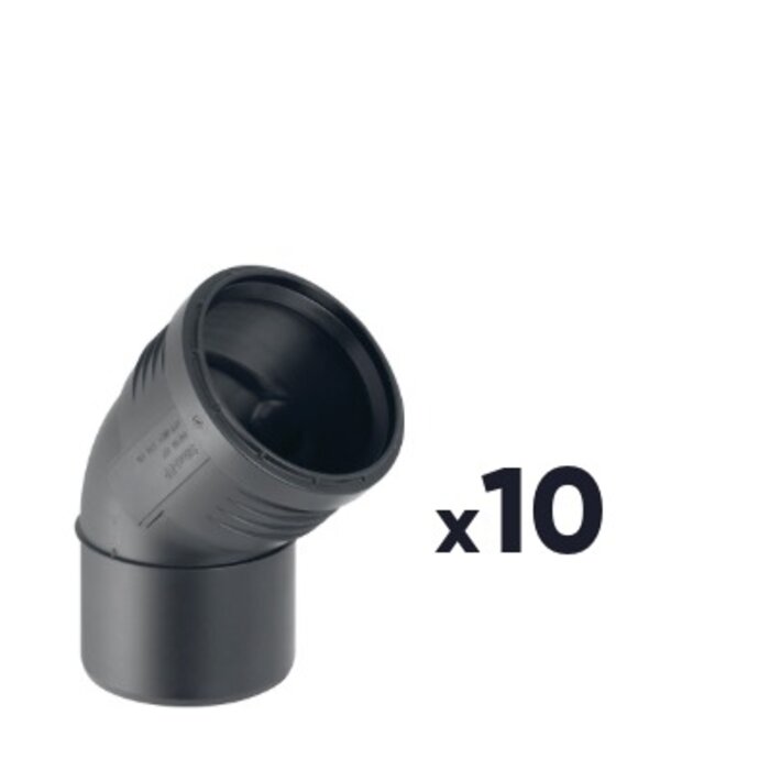 Coude à 45° - Silent-PP - GEBERIT-1