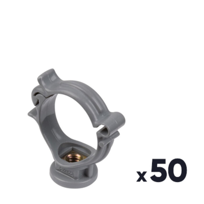 Lot de 50 Collier monobloc PVC - NICOLL - Ø 40 mm-1