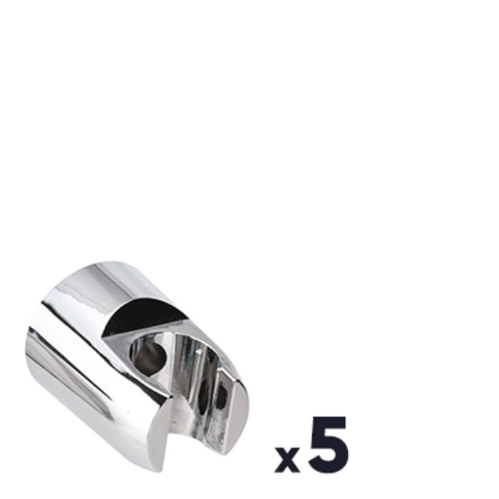 Lot de 5 supports douchette muraux - ODYSSEA - Fixe-1