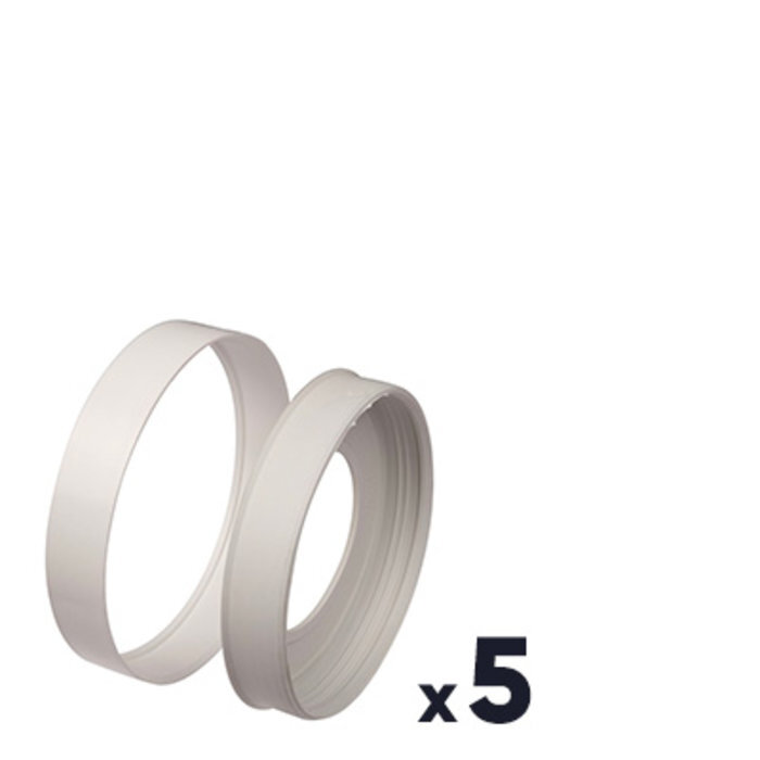 Lot de 5 joints avec bague à clipper - NICOLL - Ø 85 à 107 mm-1