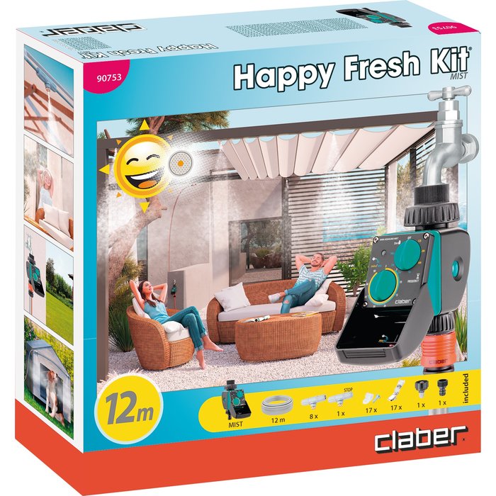 Kit de brumisation avec programmateur 12 m CLABER-2