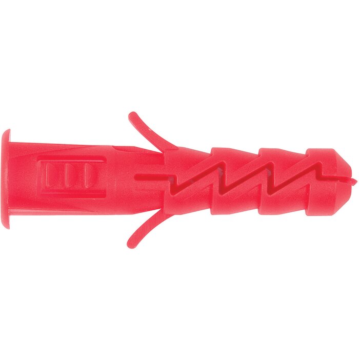 Cheville à expansion rouge à collerette - Ø 8 mm - Secur - Seau de 1500 pièces - ING Fixation-2