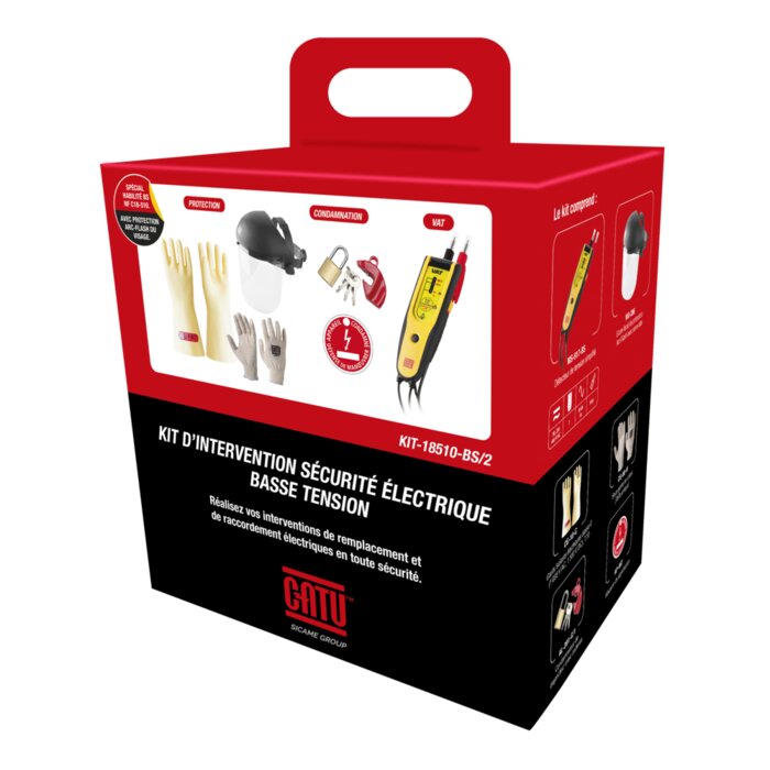 Kit de protection - CATU - Avec écran facial - 300 x 190 x 300 mm-2