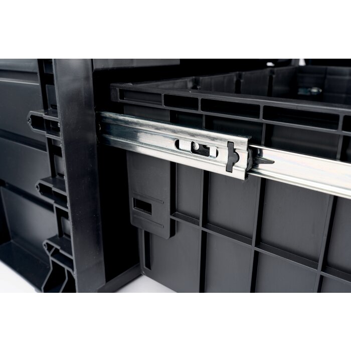 Coffret empilable sur roues - SIDER - Cassius - 3 Tiroirs - 490x440x660mm-11