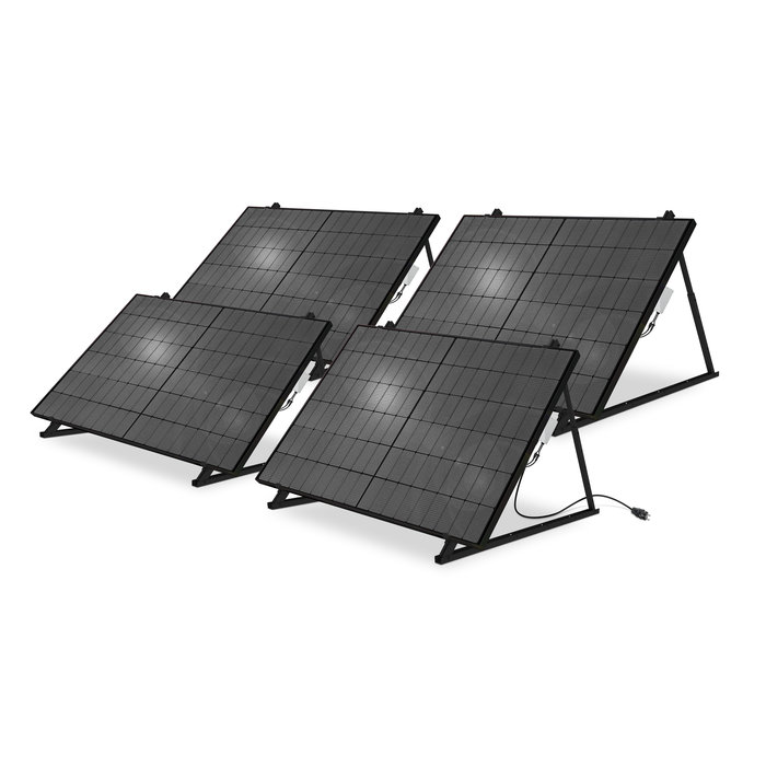 Kit solaire photovoltaïque - MECAFER - 4 panneaux - 1680 W