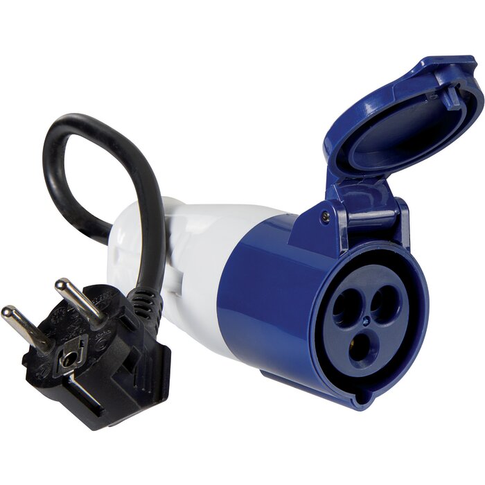 Cordon adaptateur pour borne de camping - Dhome - Femelle UE - Mâle 16A-2