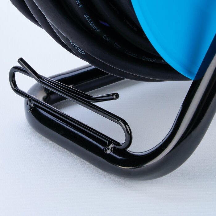 Enrouleur professionnel - Dhome - 4 prises 2P+T avec clapet - Câble H07 RN-F 3G1,5 mm²-3