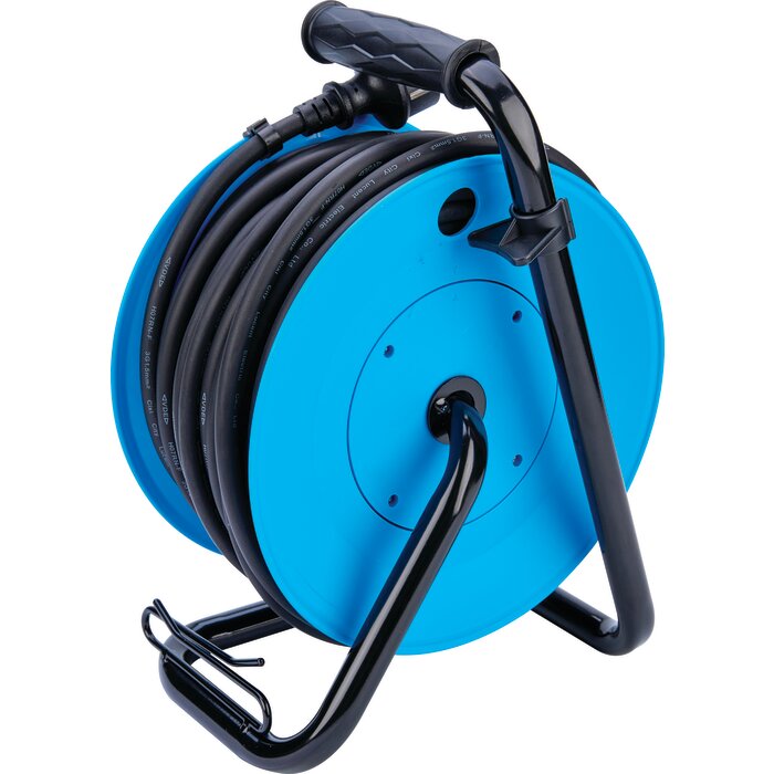 Enrouleur professionnel - Dhome - 4 prises 2P+T avec clapet - Câble H07 RN-F 3G1,5 mm²-2