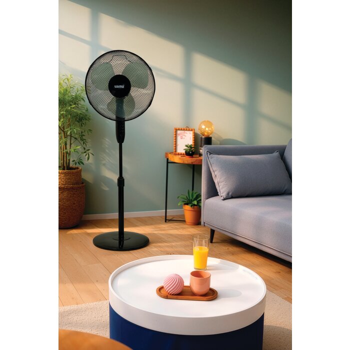 Ventilateur sur pied - VARMA - 3 vitesses - Ø 40 x H. 120 cm - 40 W-8