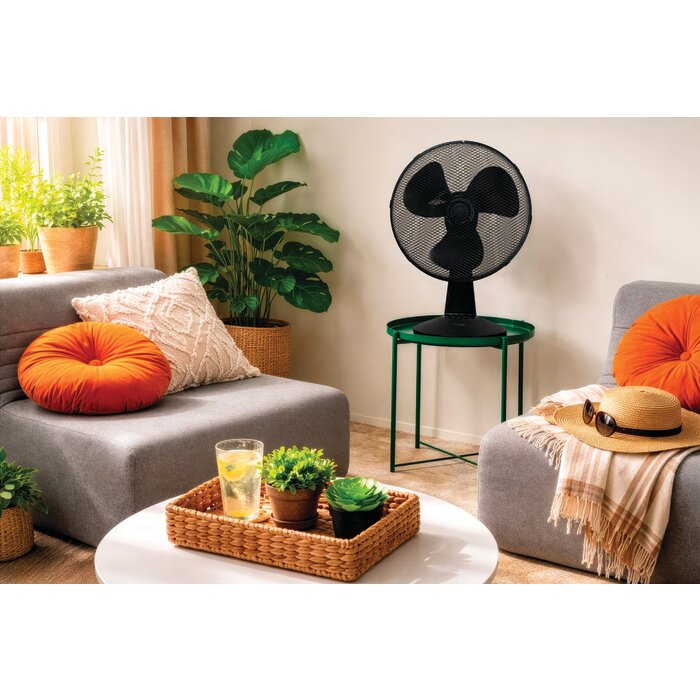 Ventilateur à poser - Varma - Ø 41 cm - 40 W - 3 vitesses - Noir-7