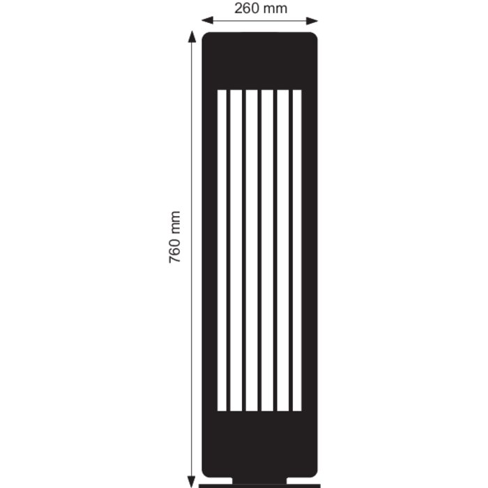 Ventilateur tour oscillante - Eika - Varma - H. 76 cm - 50 W - Avec minuterie - Avec Télécommande-1