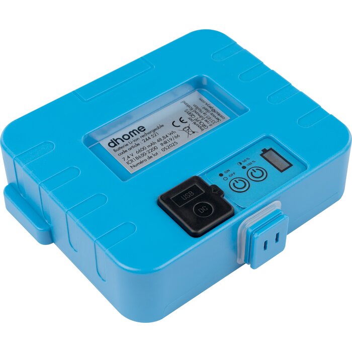 Batterie Li-ion pour projecteur LED Erös - 7.4 V - 6600 mAh