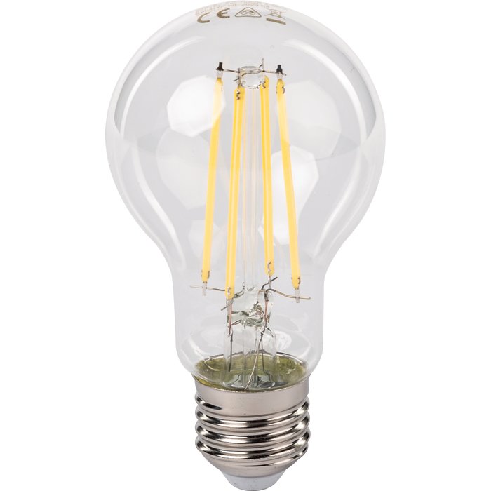 Ampoule LED standard à filament - Dhome - E27 - 7 W - 806 lm - 4000 K - Claire - Boite-1