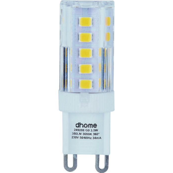Ampoule LED capsule - G9 - Dhome - 350 lm - 3,5 W