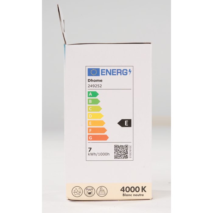 Ampoule LED standard à filament - Dhome - E27 - 7 W - 806 lm - 4000 K - Dépolie - Boite-5