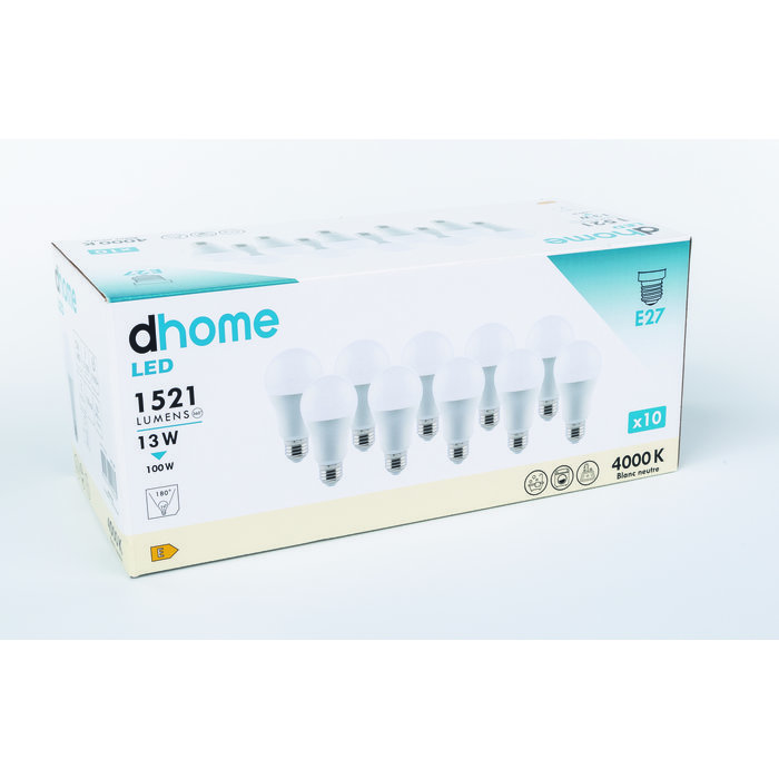Ampoule LED standard - DHOME - E27 - Vendu par 10-2