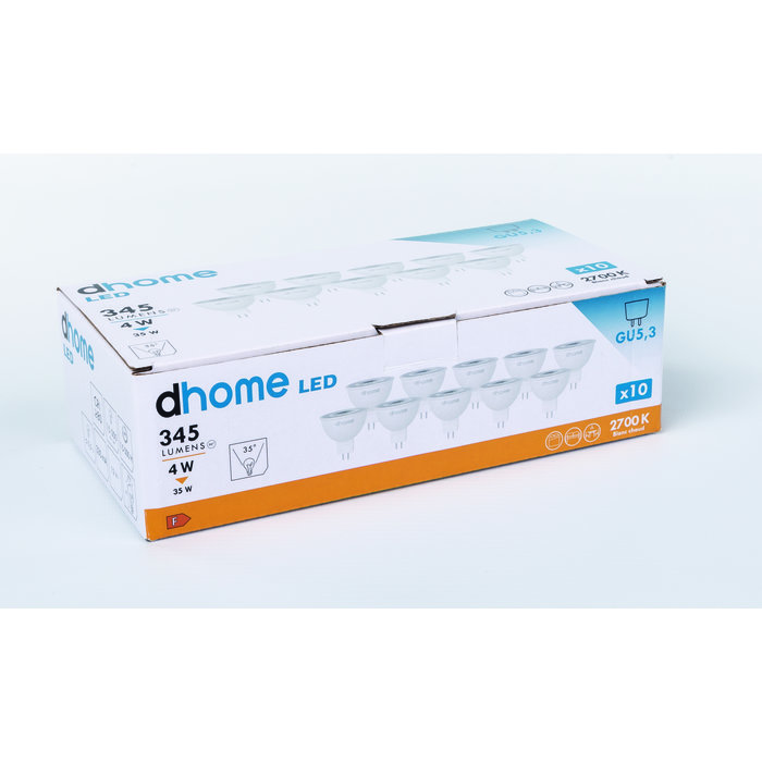 Ampoule LED spot - Dhome - GU5.3 - 35° - Vendu par 10 - Boite-2