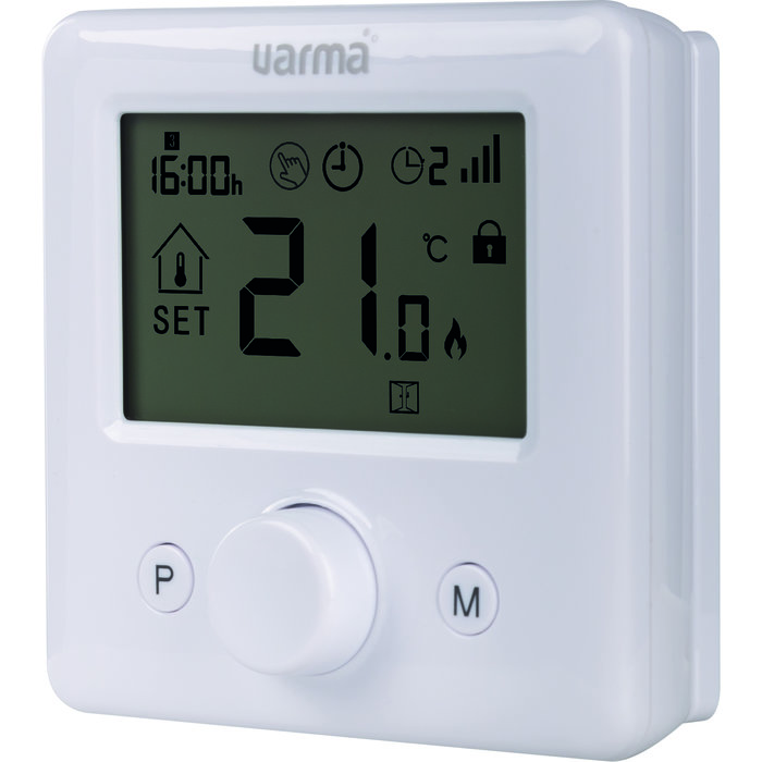 Thermostat programmable - Lagoya - Varma - Sans fil - Avec récepteur-9