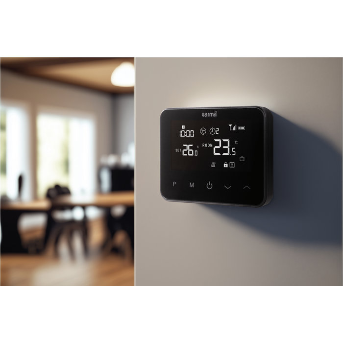 Thermostat programmable - Hinnoya - Varma - Sans fil - Avec récepteur-9