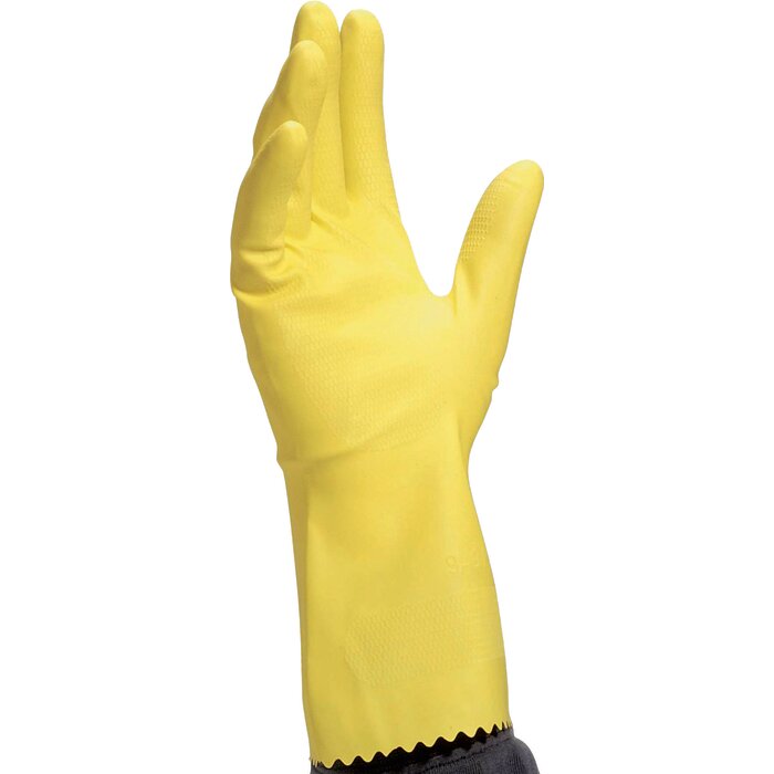 Gant de protection en latex – DELTAPLUS – VE240 - jaune-1