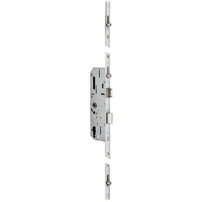 Serrure multipoints à relevage de béquille – VACHETTE – 20500 RB90 – 3 rouleaux – Axe 40 mm-1