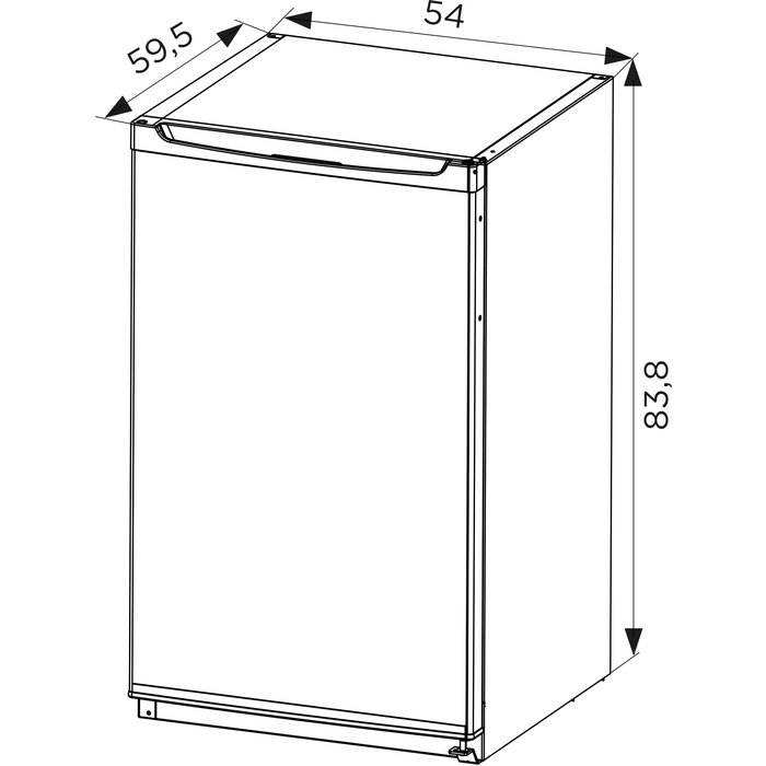 Réfrigérateur MRT - MODERNA - 122 L-1