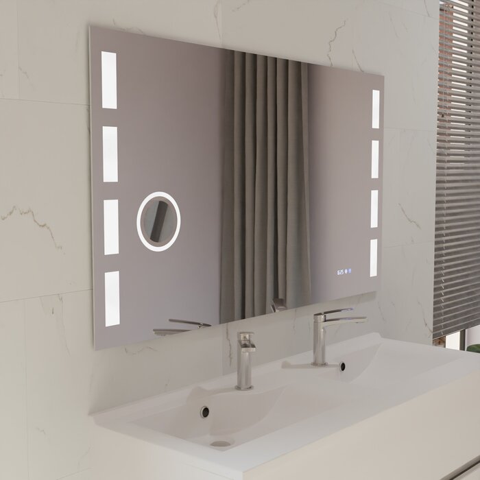 Miroir LED – CRÉAZUR – Excell PLUS – Anti-buée – Loupe grossissante x5-1