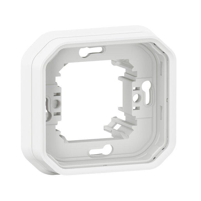 Support encastré - LEGRAND - Plexo - Plaque étanche - 1 Poste - Blanc-1