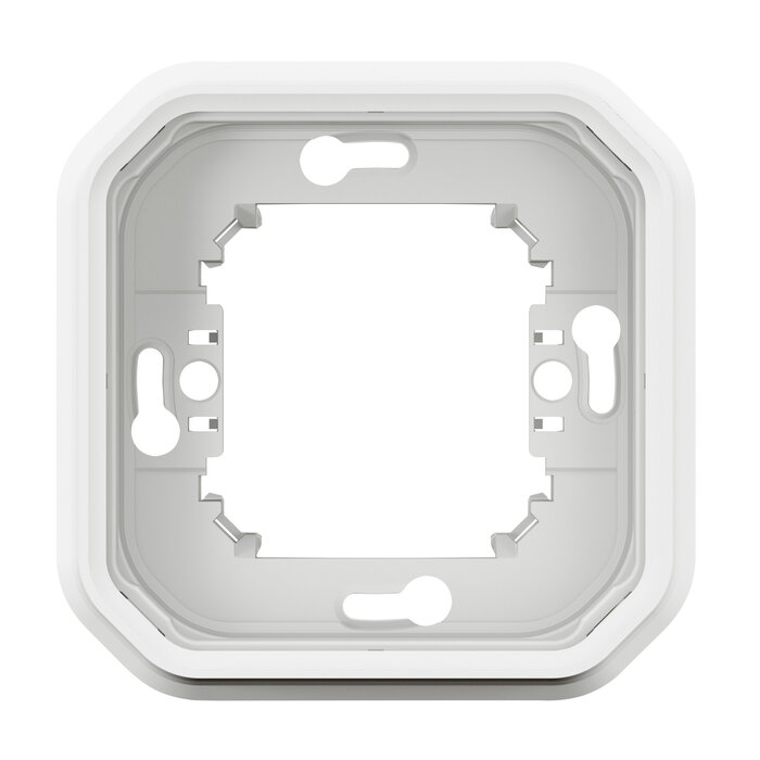 Support encastré - LEGRAND - Plexo - Plaque étanche - 1 Poste - Blanc-2