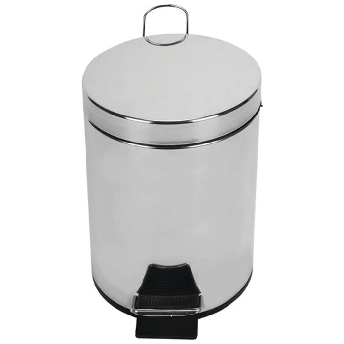 Poubelle à pédale - PROBBAX - Inox miroir-2