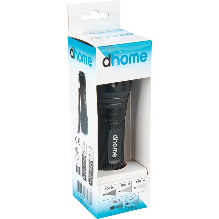 Lampe torche - Dhome - 600 lm - 5500 K - IP44 - 5 modes-5