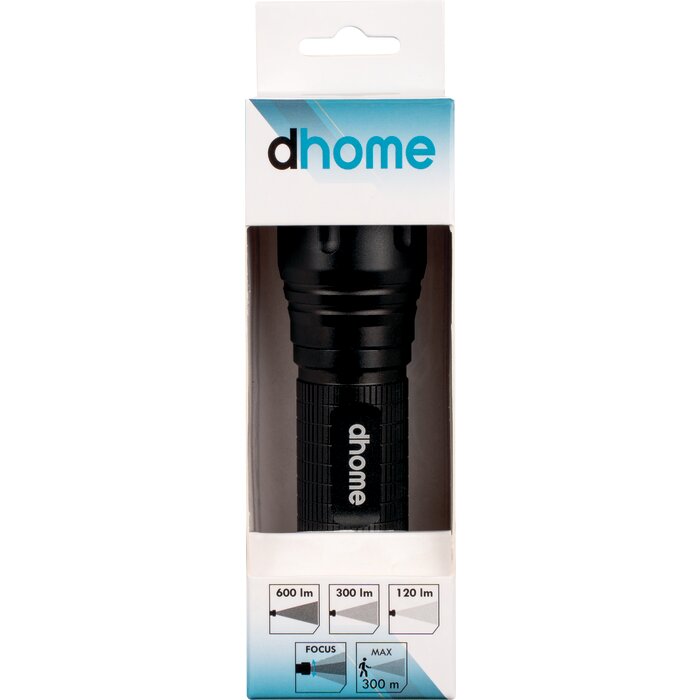 Lampe torche - Dhome - 600 lm - 5500 K - IP44 - 5 modes-6