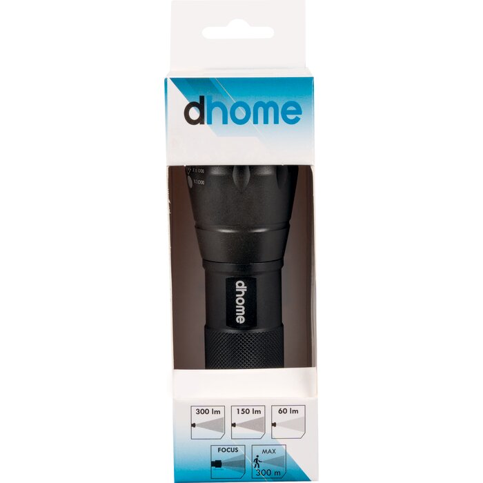 Lampe torche - Dhome - 300 lm - 5500 K - IP44 - 5 modes-6