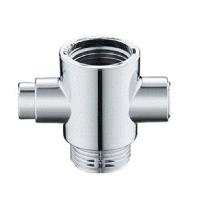 Stop douche - SIDER - Chromé - Mâle 1/2" - Femelle 1/2"-1