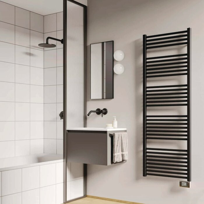 Sèche-serviette électrique Flèche Irsap - Noir - 750 W-5