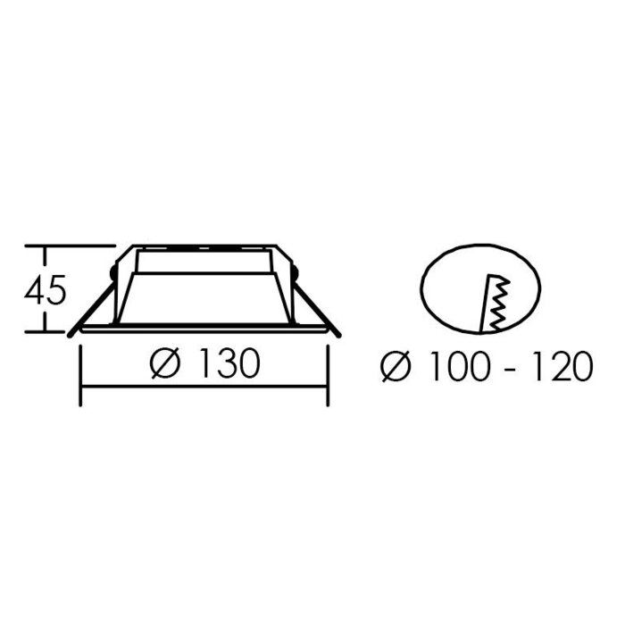 Plafonnier LED - ARIC - Loki - 8/10 W - 27-30-4000K-1