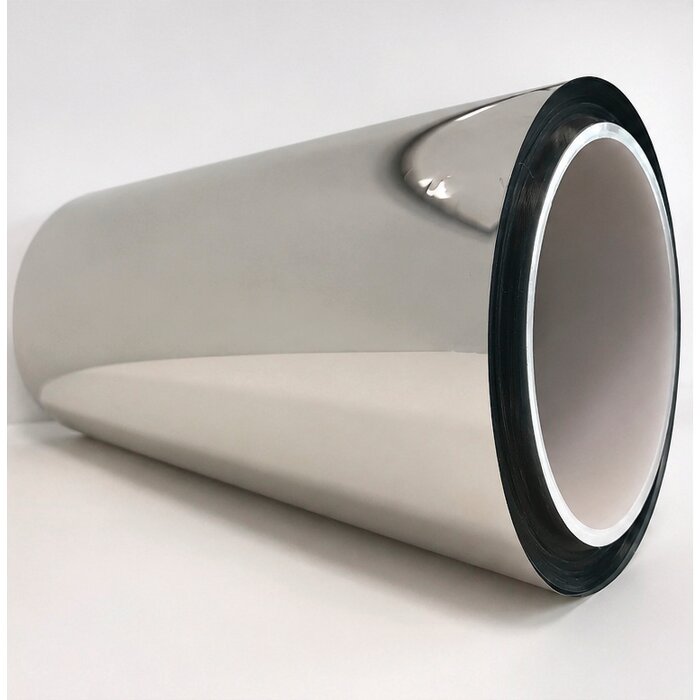 Film solaire pour vitrage – ELLEN - 152 x 90 cm – Effet miroir argenté-1