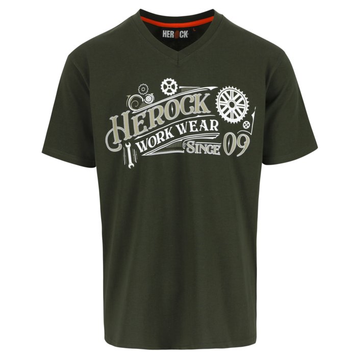 T-shirt manches courtes kaki - Barber - Herock 