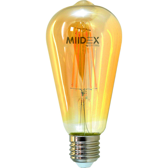 Ampoule LED flamme - MIIDEX LIGHTING - E27 - 8 W - 1055 lm - 2700 K-1